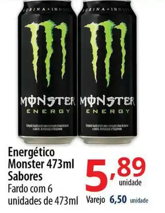 Akki Atacadista Energetico Monster 473ml sabores oferta