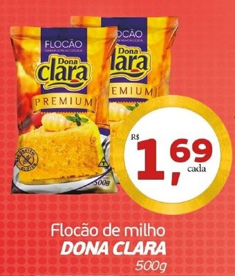 Cometa Supermercados Flocao de Milho Dona Clara 500g oferta