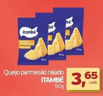 Cometa Supermercados Queijo parmesao ralado Itambe 50g oferta