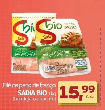 Cometa Supermercados File de peito de Frango Sadia Bio 1kg oferta