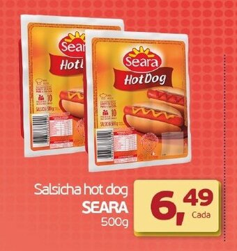 Cometa Supermercados Salsicha hot dog Seara 500g oferta
