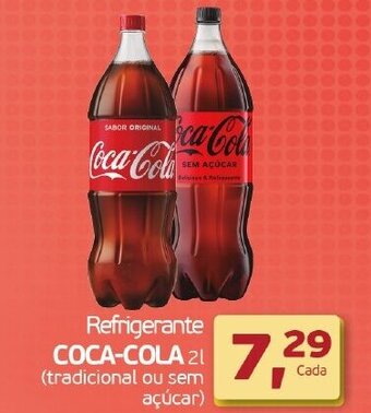 Cometa Supermercados Refrigerante Coca Cola 2L oferta
