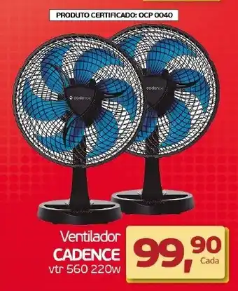 Cometa Supermercados Ventilador Cadence oferta