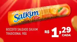 Ricoy Supermercados Biscoito salgado salkim tradicional oferta