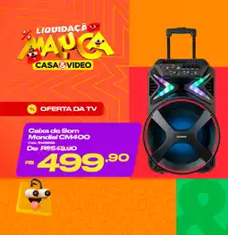 Casa e Vídeo Caixa de Som Mondial CM400 oferta