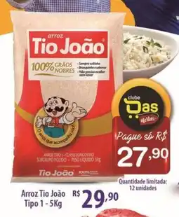 Rede DAS Arroz Tio João Tipo 1 oferta