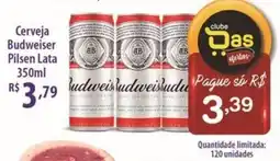 Rede DAS Cerveja Budweiser Pilsen Lata oferta