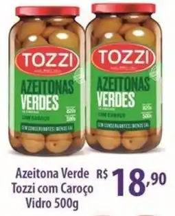 Rede DAS Azeitona Verde Tozzi com Caroço Vidro oferta