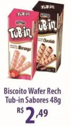 Rede DAS Biscoito Wafer Rech Tub-in Sabores oferta
