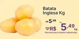 Super Lagoa Batata Inglesa oferta