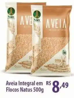 Rede DAS Aveia Integral em Flocos Natus oferta