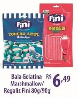 Rede DAS Bala Gelatina Marshmallow Regaliz Fini oferta