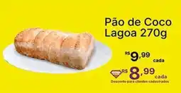 Super Lagoa Pão de Coco Lagoa oferta
