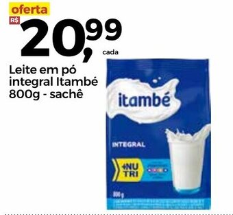 Frangolândia Leite em po integral Itambe 800g sache oferta