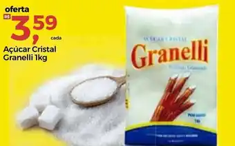 Frangolândia Acucar Cristal Granelli 1kg oferta