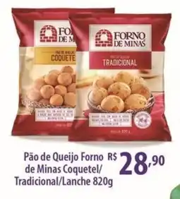 Rede DAS Pão de Queijo Forno de Minas oferta