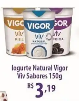 Rede DAS logurte Natural Vigor Viv Sabores oferta