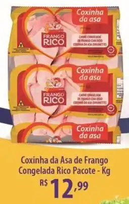 Rede DAS Coxinha da Asa de Frango Congelada Rico Pacote oferta