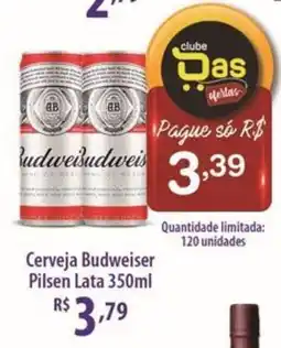 Rede DAS Cerveja Budweiser Pilsen Lata oferta
