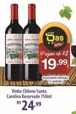 Rede DAS Vinho Chileno Santa Carolina Reservado oferta