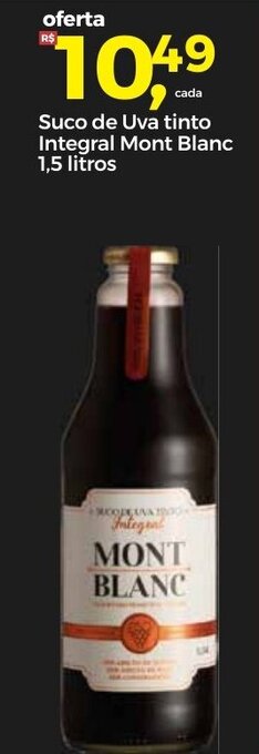 Frangolândia Suco de Uva Tinto Integral Mont Blanc 1.5L oferta