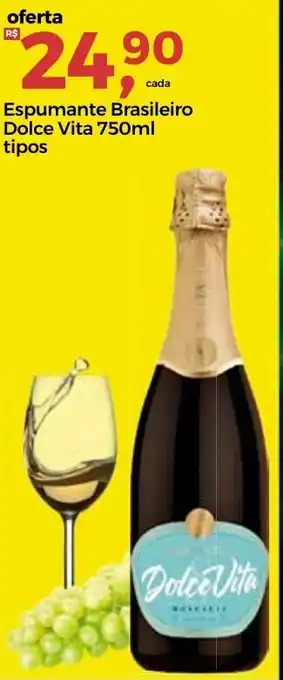 Frangolândia Espumante Brasileiro Dolce Vita 750ml tipos oferta