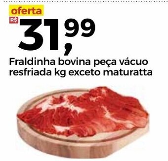 Frangolândia Fraldinha bovina peca vacuo resfriada 1kg exceto Maturatta oferta
