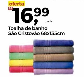 Toalha de Banho Sao Cristovao 68x135cm