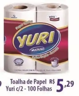 Rede DAS Toalha de Papel Yuri c/2 - 100 Folhas oferta