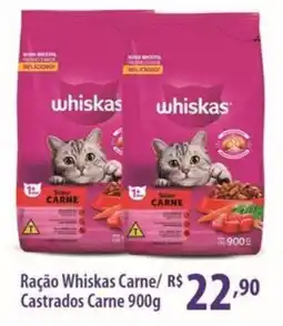 Rede DAS Ração Whiskas Carne/ Castrados Carne oferta