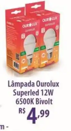 Rede DAS Lâmpada Ourolux Superled 12W 6500K Bivolt oferta