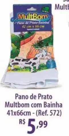 Rede DAS Pano de Prato Multbom com Bainha oferta