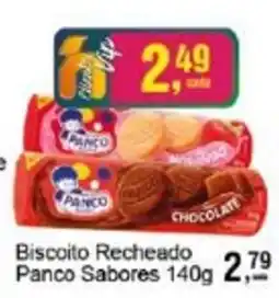 Negreiros Biscoito Recheado Panco Sabores oferta