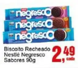 Negreiros Biscoito Recheado Nestlé Negresco Sabores oferta