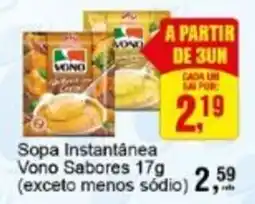 Negreiros Sopa Instantánea Vono Sabores oferta