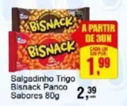 Negreiros Salgadinho Trigo Bisnack Panco Sabores oferta