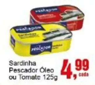 Negreiros Sardinha Pescador Óleo ou Tomate oferta