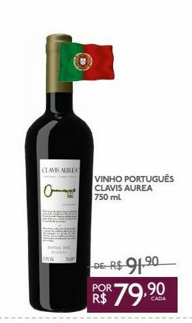 GBarbosa Vinho português clavis aurea 750 ml oferta