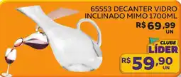 Lider Atacadista 65553 decanter vidro inclinado mimo oferta