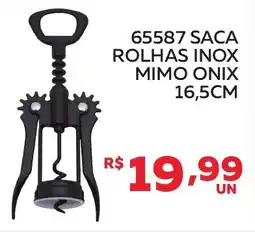 Lider Atacadista 65587 saca rolhas inox mimo onix oferta