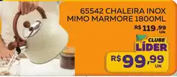 Lider Atacadista 65542 chaleira inox mimo marmore oferta