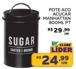 Lider Atacadista Pote aco acucar manhattan pt oferta