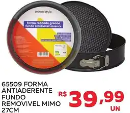 Lider Atacadista 65509 forma antiaderente fundo removivel mimo oferta
