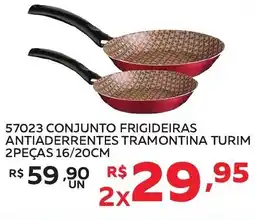 Lider Atacadista 57023 conjunto frigideiras antiaderrentes tramontina turim oferta