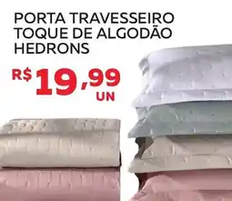 Lider Atacadista Porta travesseiro toque de algodão hedrons oferta