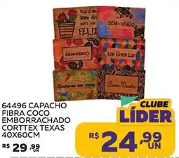 Lider Atacadista 64496 capacho fibra coco emborrachado corttex texas oferta