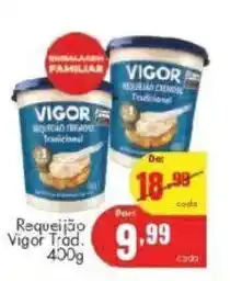 Barbosa Supermercados Requeijão vigor Trad. oferta