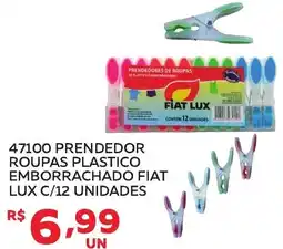 Lider Atacadista 47100 prendedor roupas plastico emborrachado fiat lux c/12 unidades oferta