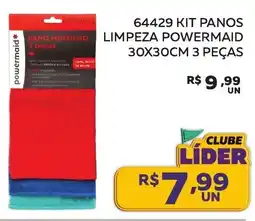 Lider Atacadista 64429 kit panos limpeza powermaid oferta