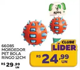 Lider Atacadista 66085 mordedor pet bola ringo oferta
